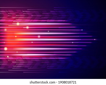 Speed line background. Abstract colored digital shapes movement car qick lines