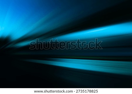 SPEED MOTION LIGHT LINES BACKGROUND, NIGHT HIGHWAY TRAFFIC WITH BLUE ACCELERATING LINES, FAST MOVEMENT DESIGN, SPEED FLASH LIGHTS TEMPLATE, TRANSPORTATION DESIGN