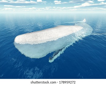 Sperm Whale Computer generated 3D illustration