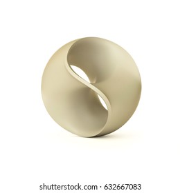 Spherical Abstract Modern Sculpture 3d Rendering