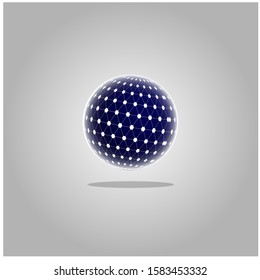 Spherical Tesseract Shape for your design