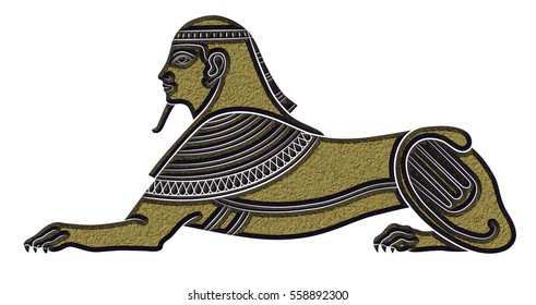 Sphinx Mythical Creature Ancient Egypt のイラスト素材