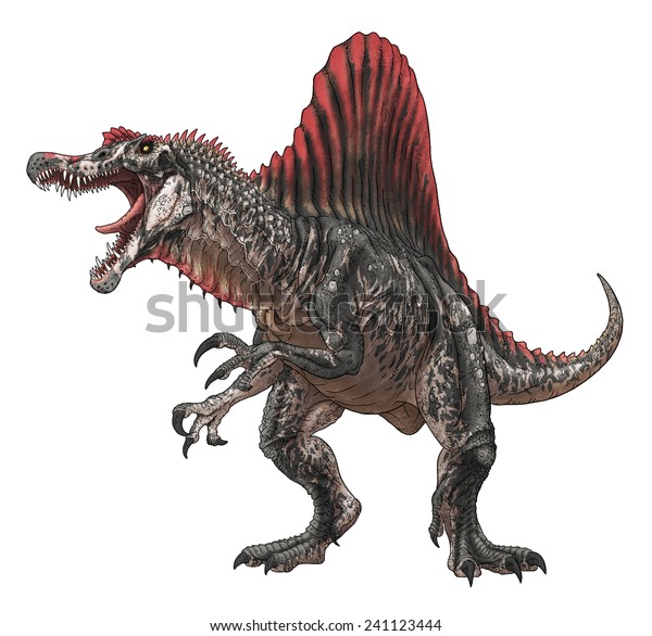 Spinosaurus Illustration Stock Illustration 241123444