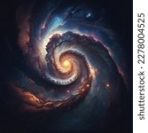 Spiral Galaxy - Elements of This Image Furnished by NASA