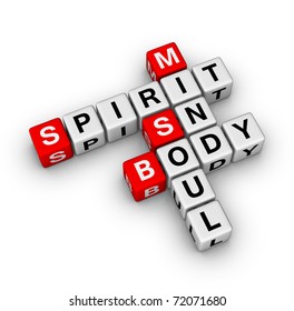 Spirit, Soul, Mind, Body Crossword
