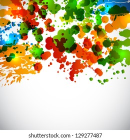 Splash background. Raster version of the loaded vector