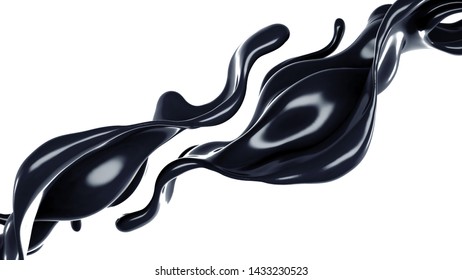 Manta Floats Top View On White Stock Illustration 1305027271 | Shutterstock