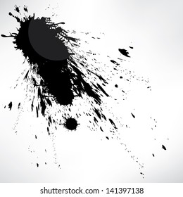 Splash on abstract background