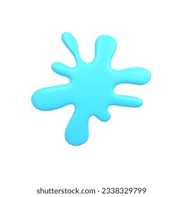 Splash Symbol 3d model render image