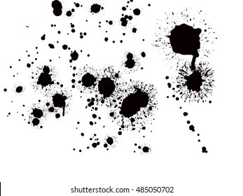 Splatter Paint Texture Distress Texture Stock Illustration 485050702 ...