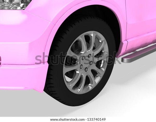 Sport car isolated on\
white