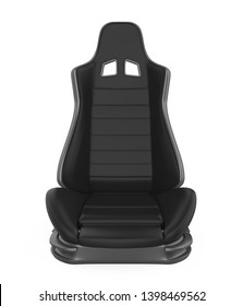 Sport Car Seat Isolated. 3D Rendering