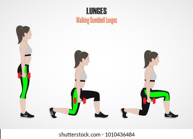 Walking Lunges : images, photos et images vectorielles de stock |  Shutterstock