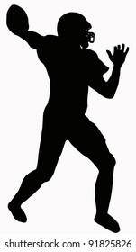 16,440 Football player outline Images, Stock Photos & Vectors ...