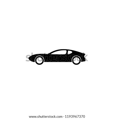 Sports Car Icon Element Vehicle Premium Stock Illustration