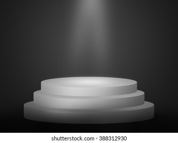 Spotlight Podium Background