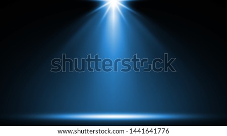  Spotlight. Scene Illumination. Light Effect.