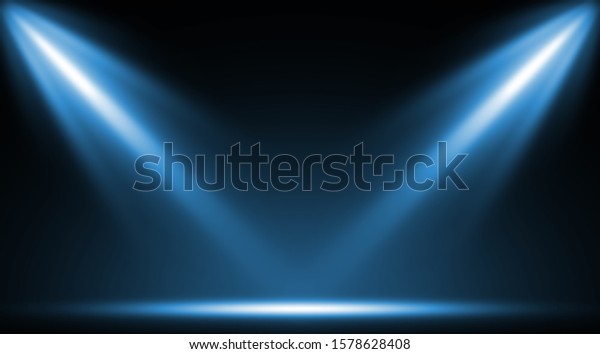 Spotlight Scene Illumination Light Effect Stock Illustration 1578628408 ...