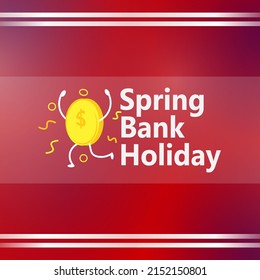 Spring Bank Holiday Commemorative Poster In England