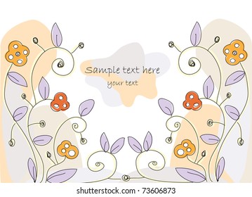 Spring floral background