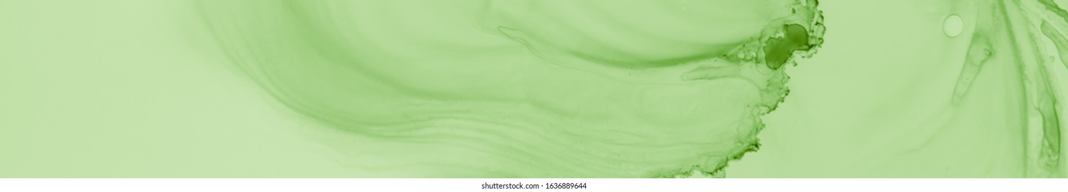 Spring Ink Fluid. Lime Handmade Image. Watercolour Digital Illustration. Subtle Art. Pistachio Mixed Apparel. Mint Sunshine Pattern. Emerald Soft Fabric. Green Spring Ink Fluid.
