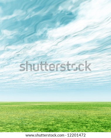 Similar – Greener Grass Nature Sky