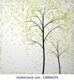spring trees background, rasterized vector. You can find also vector file in my portfolio.