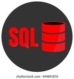 Sql Database Icon Logo Design Ui Stock Vector (royalty Free) 685294561