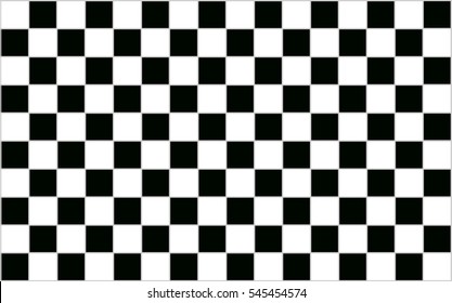 Square Black and white checkered abstract background with grey border