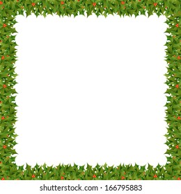 A Square Christmas Themed Border. Raster.