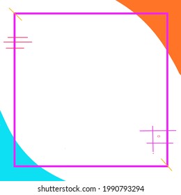 Square Frame Border Line Background Stock Illustration 1990793294 ...