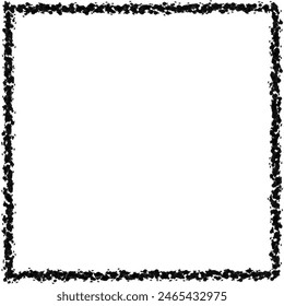 
Square frame decorated with various patterns and colors