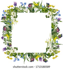 Wildflower frame Images, Stock Photos & Vectors | Shutterstock