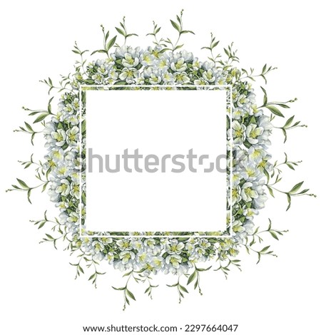 Similar – Hops frame on white background