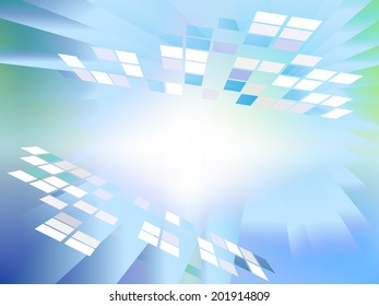 Square Grids Background Meaning Tile Pattern Or Mosaic Effect 