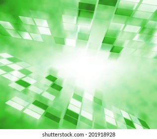 Square Grids Background Showing Digital Modern Design 