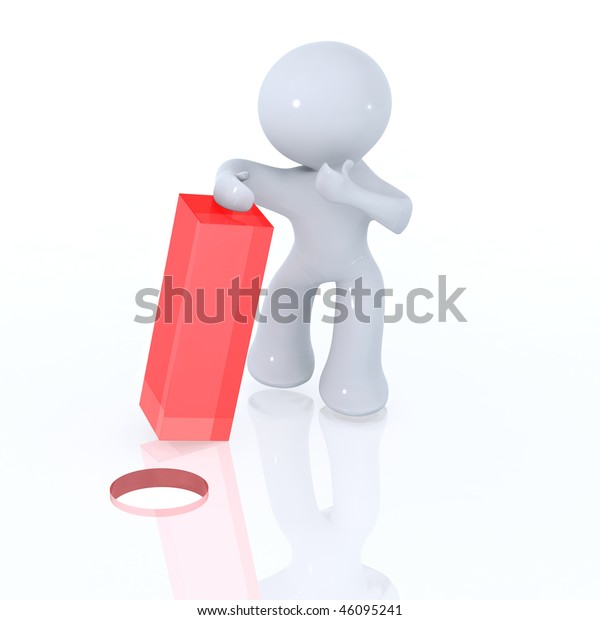 Square Peg Round Hole Stock Illustration 46095241