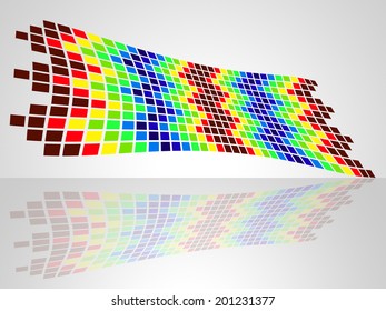 Squares Pattern Meaning Design Multicoloured And Block