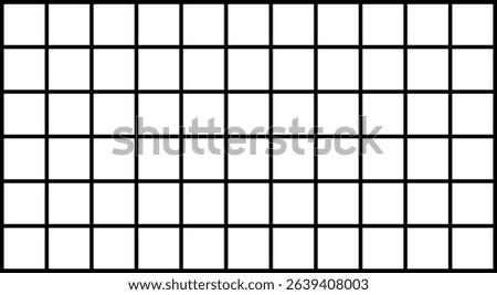 Squares seamless pattern thick lines Grid Graph Paper for School Student Composition, Math, Science, Engineering, Journal, Daily Charts, Drawing or Graphing.