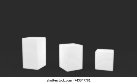 squares stand for window display by 3D rendering