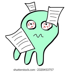 Squid moods : too much too handle