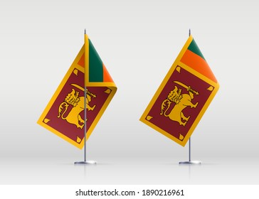 Sri Lanka Flag State Symbol Isolated Stock Illustration 1890216961 