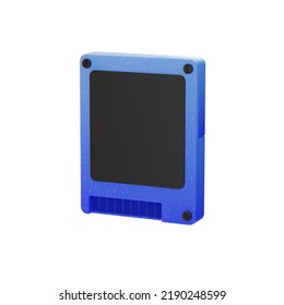 SSD Device Electronic icon 3d illustration