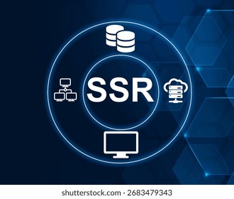 SSR acronym. SQL Server, a database management system from Microsoft.