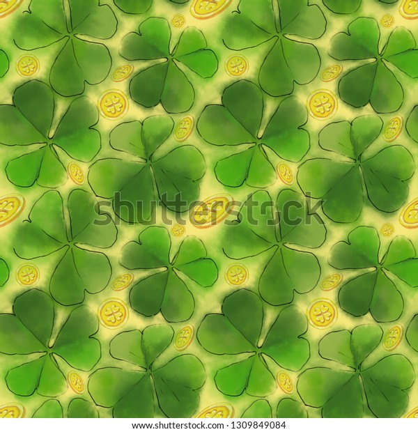 shamrock gift wrap