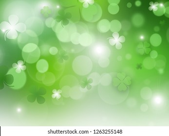 St. Patrick's Day, Green background by a St. Patrick's Day - Illustration - Powered by Shutterstock