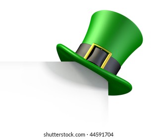 St. Patrick's Day Green Hat Of A Leprechaun