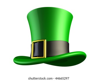 St. Patrick's Day Green Hat Of A Leprechaun