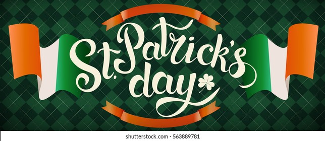 St. Patrick's Day vintage holiday banner design. - Powered by Shutterstock