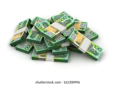 Stack of Australian Dollar
